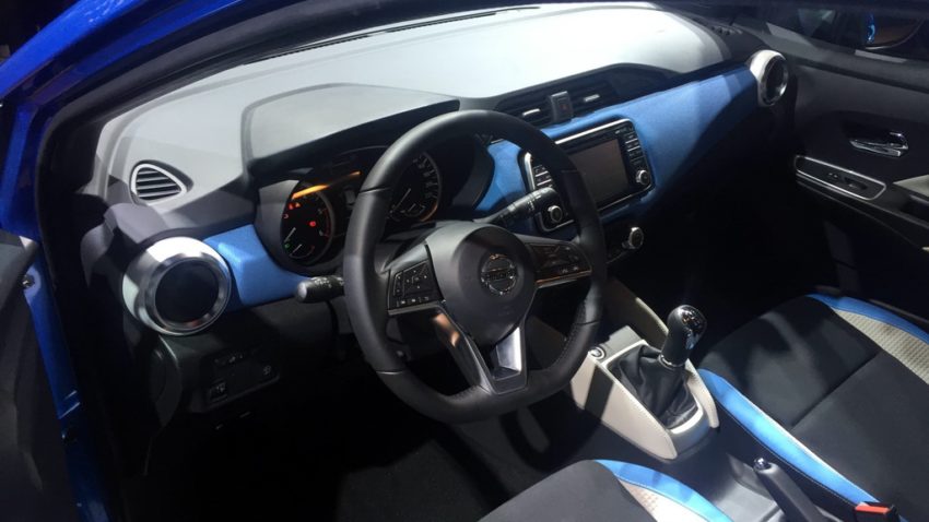 2017 Nissan Micra interior in Paris