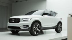 Volvo Concept 40.1 front quarter live images 1024x682