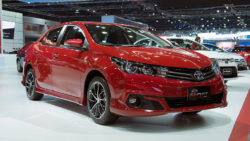 2016 Toyota Corolla ESport red in Thailand