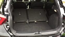 2017 Nissan Micra boot rear seats folded