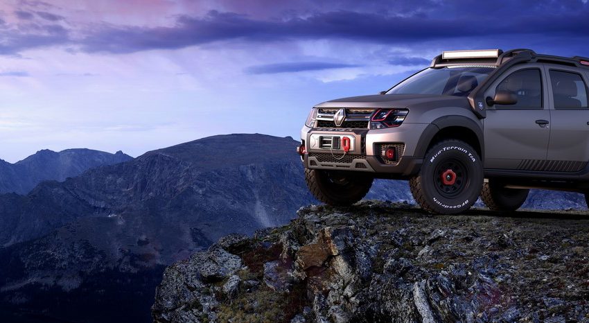 Renault Duster Extreme Concept front three quarters left side