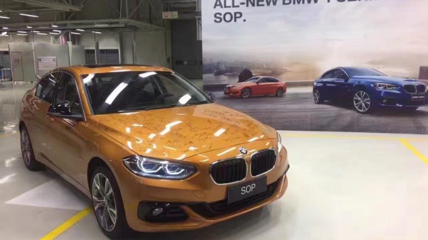 BMW 1 Series Sedan- Production Begins in China 1