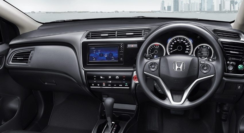 2017 Honda City facelift dashboard Thailand