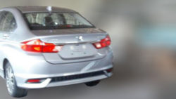 2017 Honda City facelift rear snapped undisguised