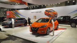 2017 Nissan Micra front three quarters left side at 2017 Vienna Auto Show 1024x576
