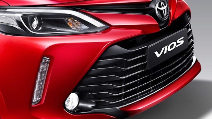 2017 Toyota Vios facelift bumper Thailand