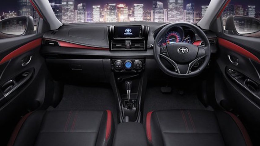 2017 Toyota Vios facelift dashboard Thailand