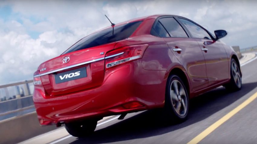 2017 Toyota Vios facelift rear end Thailand