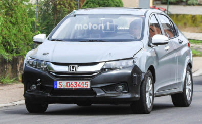Honda City Hybrid Spotted Testing in Europe 1