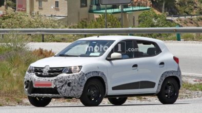 Renault Kwid Facelift Spotted Testing 2