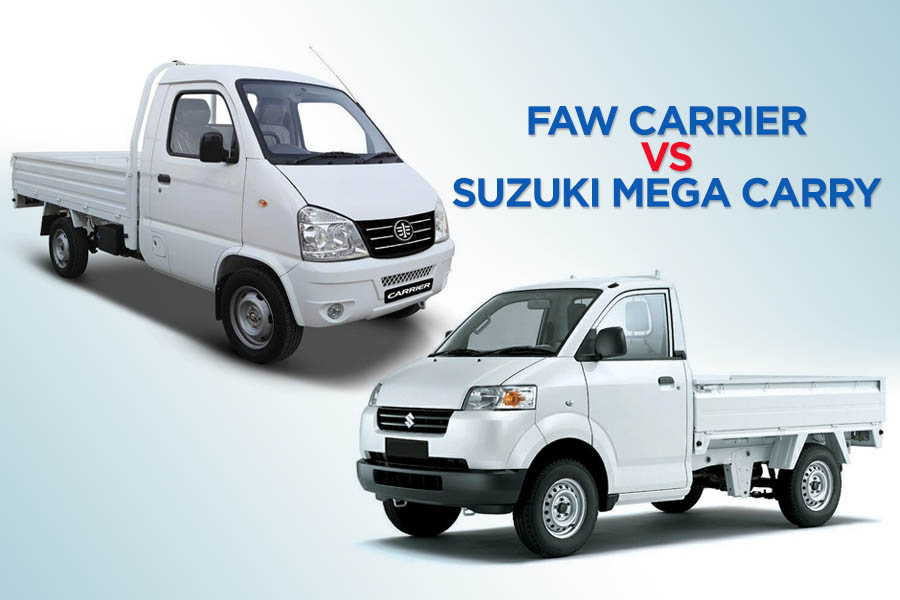 FAW Carrier vs Suzuki Mega Carry 3