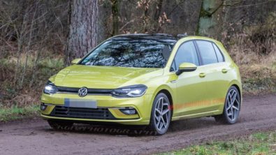 2020 Volkswagen Golf Spotted Undisguised 1