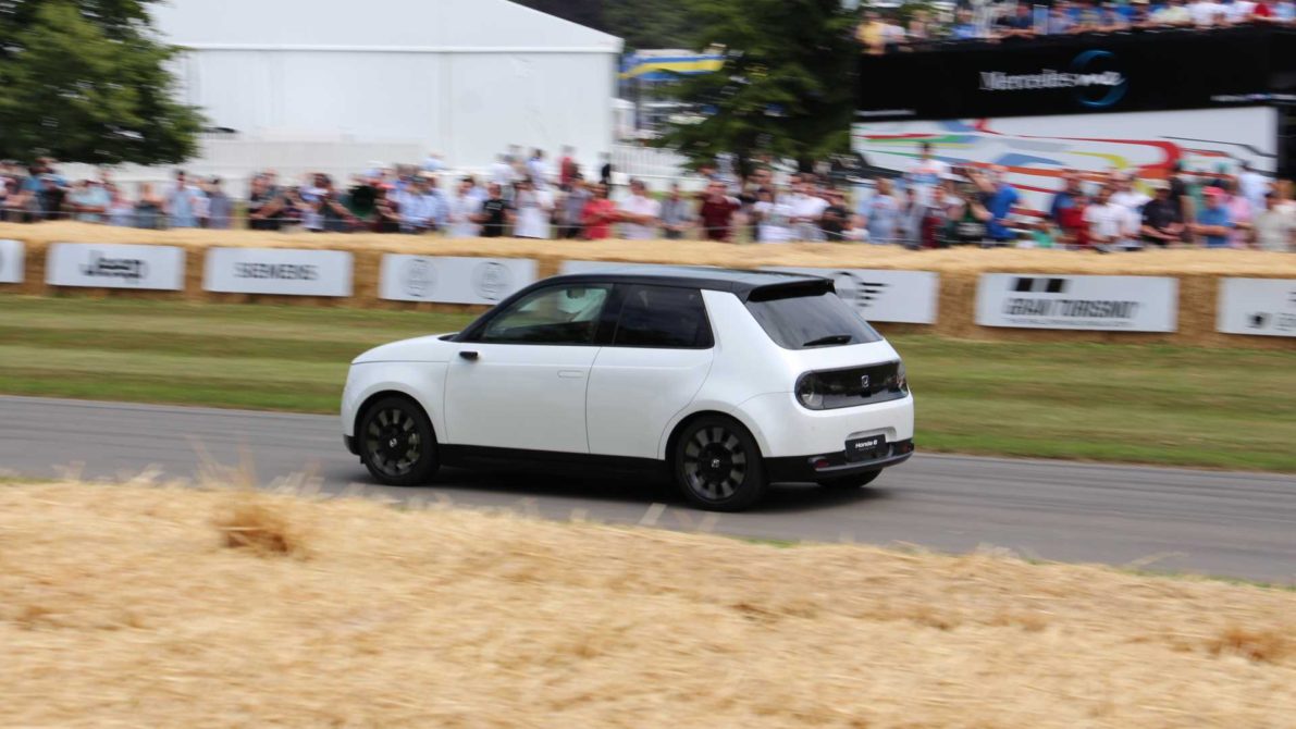 Honda E Appears at Goodwood Hill- More Details Available 9