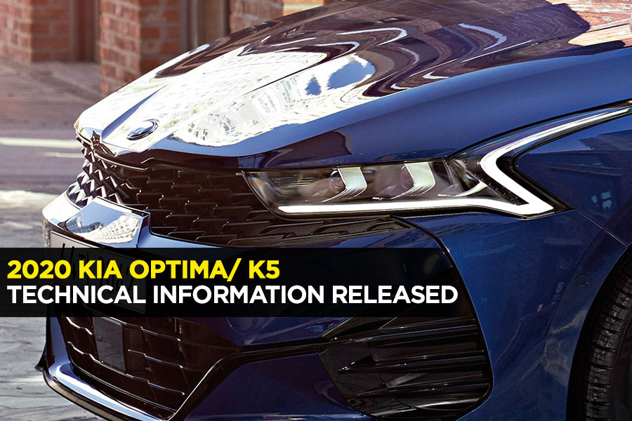 Kia Reveals Technical Details of the All New 2020 K5/ Optima 3