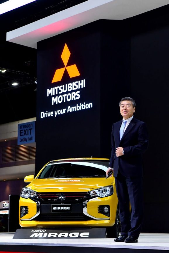 New Mitsubishi Mirage and Attrage Displayed at 2019 Thai Motor Expo 1