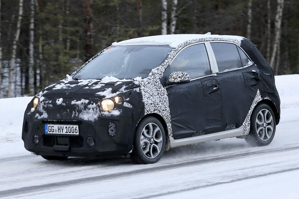 2020 Kia Picanto Facelift Spotted Testing 3
