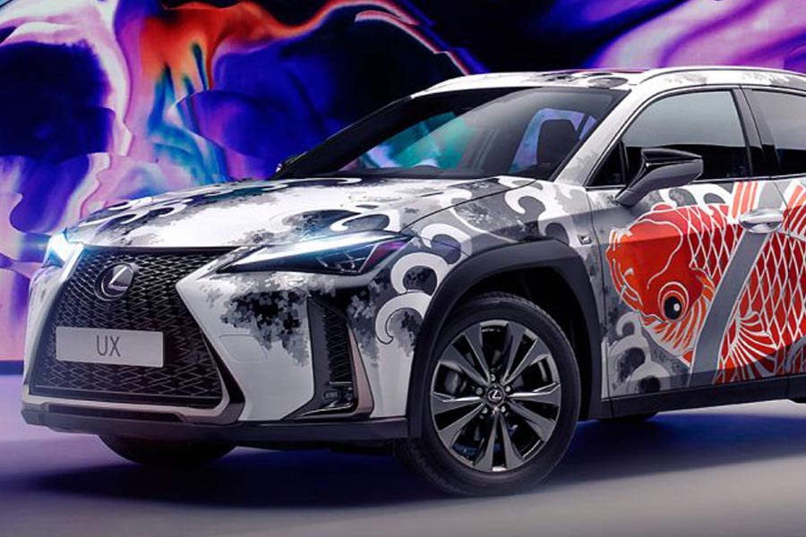 Lexus Unveils World’s First Tattooed Car 1