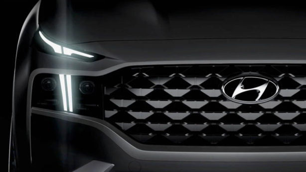 New 2021 Hyundai Santa Fe Facelift Teased 4