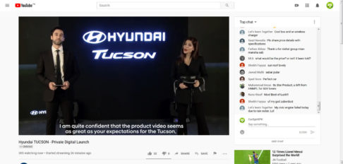 Hyundai-Nishat Unveils Tucson SUV in a Digital Event Online 3