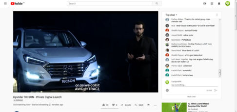 Hyundai-Nishat Unveils Tucson SUV in a Digital Event Online 4
