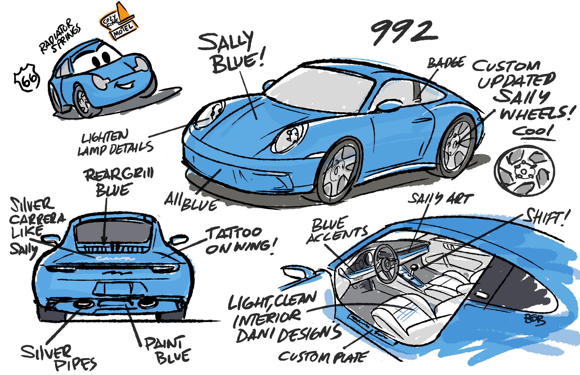 2022 Porsche 911 Sally Carrera 1
