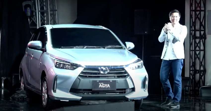2023 Toyota Agya debut Indonesia 1 850x446 1