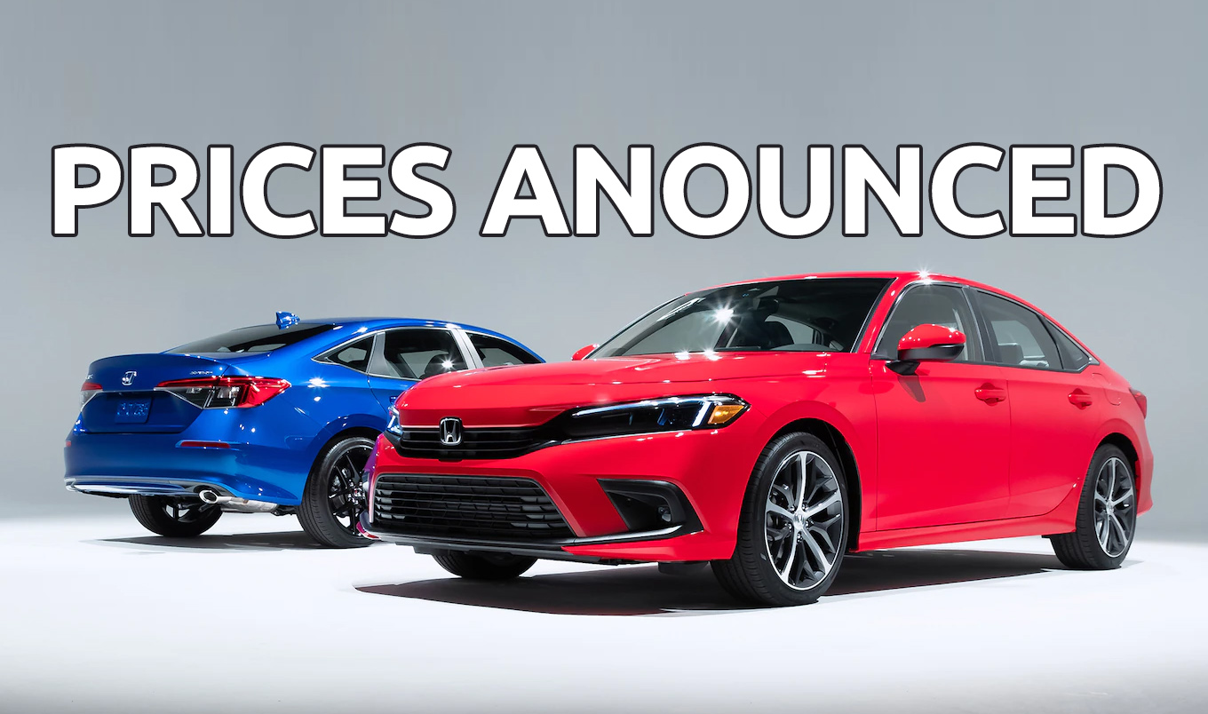 11th Gen Honda Civic Pricing Announced