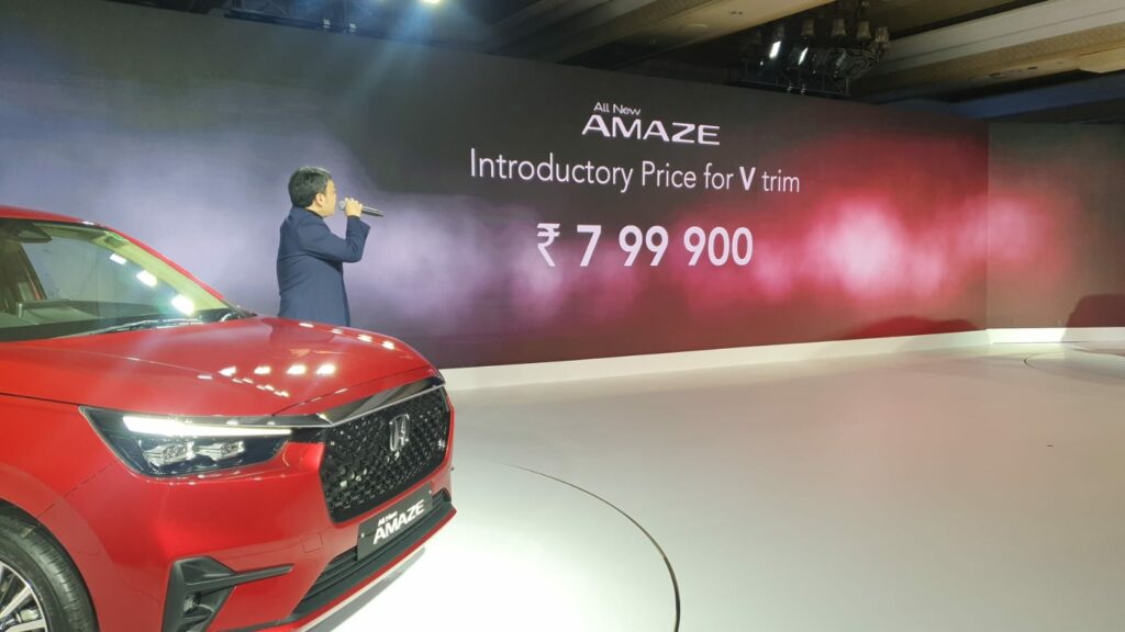 All-New Honda Amaze Launched in India from INR 7.99 Lac 7