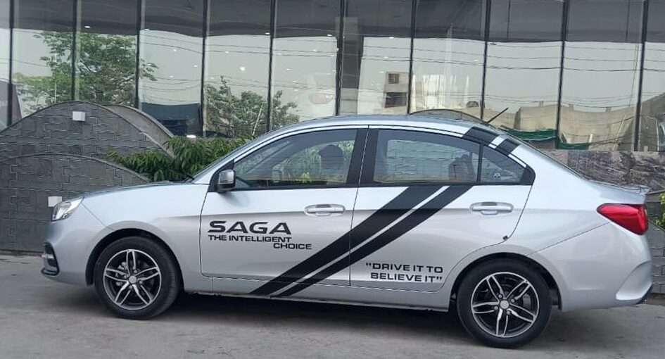 Saga test drive