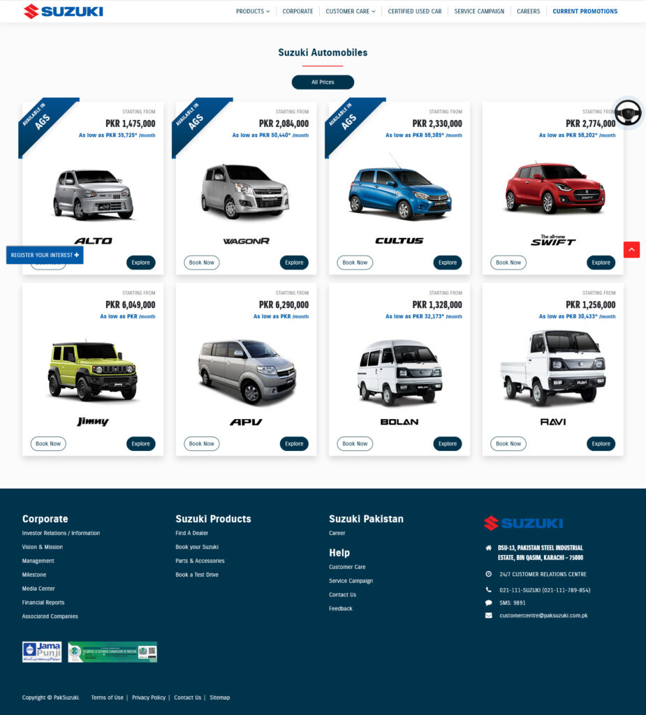 Screenshot 2023 01 16 at 20 55 45 Automobiles Suzuki Pakistan