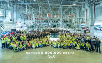 Tesla 5 millionth EV production 1 850x518
