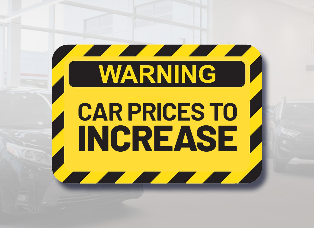 car price increase