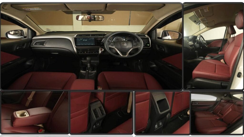 Honda City Now with Burgundy Interior in Pakistan 2