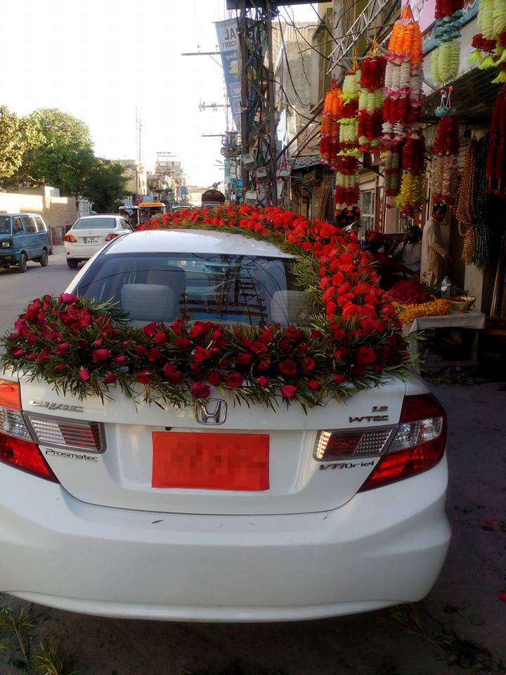 The Trend of Decorating Cars on Wedding Day in Pakistan | CarSpiritPK