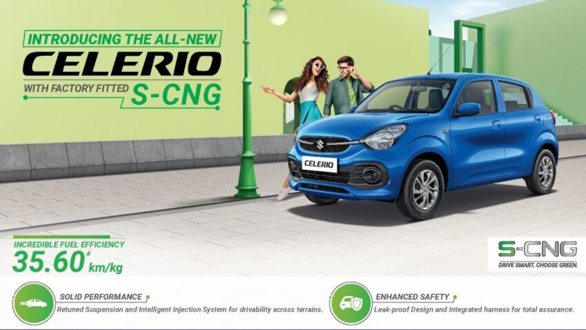maruti celerio cng launched